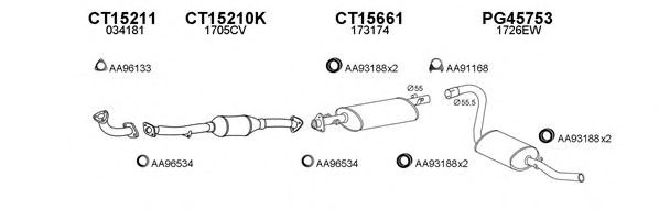 VENEPORTE 450421 Exhaust System